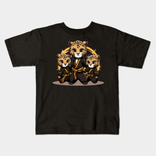 cheetahs martial artists Kids T-Shirt